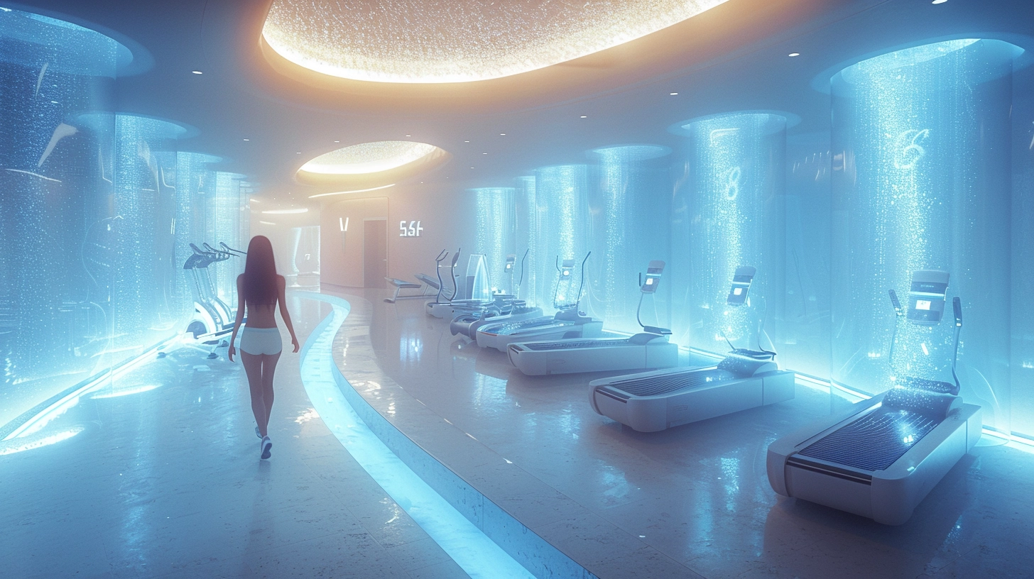 Futuristic Exercise Room